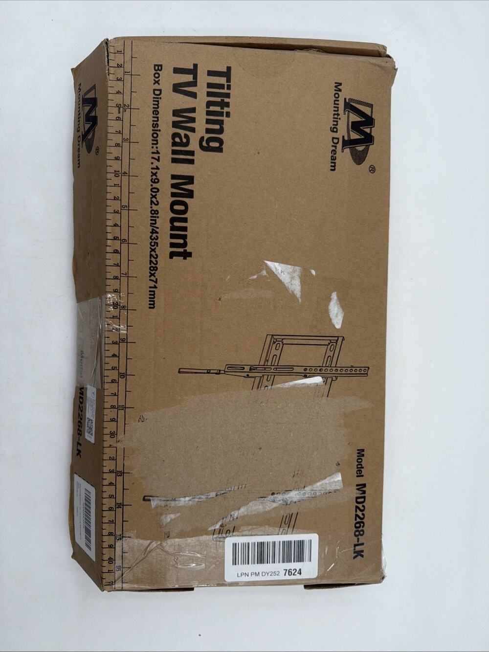 Mounting Dream Tilting TV Wall Mount MD2268-LK Universal Fit For (37-70'' TV)